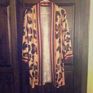 Cheetah Print Cardigan